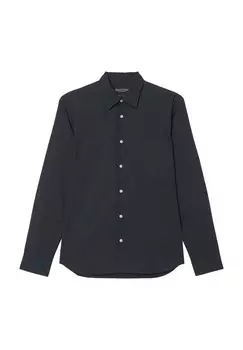 Рубашка REGULAR MIT FEINEM KARO-MUSTER Marc O'Polo, синий