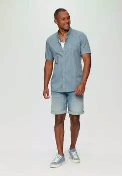 Рубашка REGULAR QS, светло-голубой