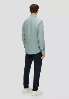 Рубашка REGULAR s.Oliver BLACK LABEL, зеленый