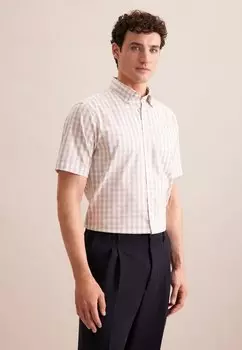 Рубашка REGULAR Seidensticker, бежевый