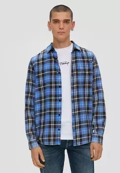 Рубашка REGULAR TWILL QS, синий