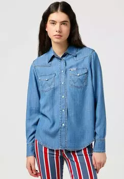 Рубашка REGULAR Wrangler, синий деним
