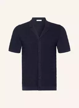 Рубашка REISS LUNAR Slim Fit, темно-синий