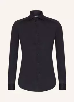 Рубашка REISS NATE Slim Fit, темно-синий