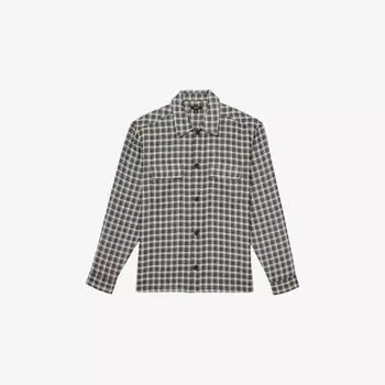 Рубашка Reiss в клетку, белый