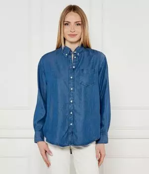 Рубашка Relaxed fit Gant, синий