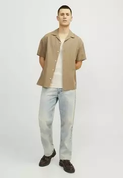 Рубашка RELAXED FIT Jack & Jones, цвет Tannin
