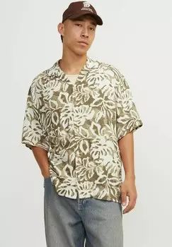 Рубашка RELAXED FIT Jack & Jones PREMIUM, бежевый