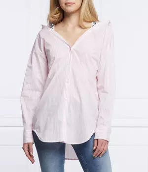 Рубашка Relaxed fit Liu Jo, розовый