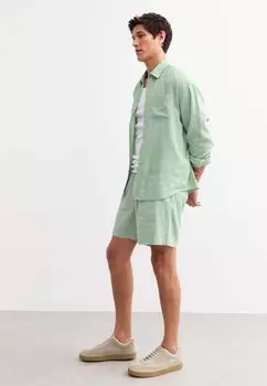 Рубашка RELAXED LINEN BLEND New Look, светло-зеленый