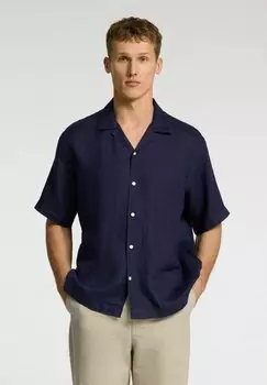 Рубашка RELAXKYLIAN MIX SS RESORT Selected Homme, темно-синий