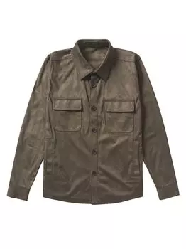 Рубашка Renoir с нашивками Robert Barakett, зеленый