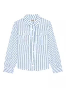 Рубашка Reo в полоску на пуговицах Zadig&Voltaire, синий