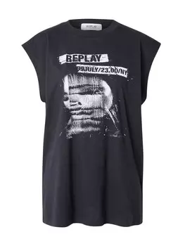 Рубашка REPLAY, черный