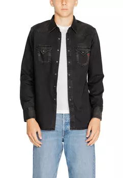 Рубашка Replay джинсовая, черный