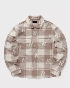 Рубашка Represent All Over Initial Flannel Shirt, цвет cashmere