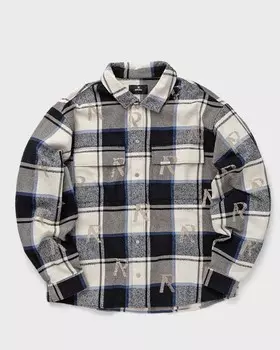 Рубашка Represent All Over Initial Flannel Shirt, цвет blue check