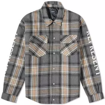 Рубашка Represent Quilted, серый