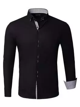 Рубашка RESLAD, черный