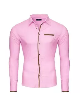 Рубашка RESLAD Hemd Leinen-Look, розовый