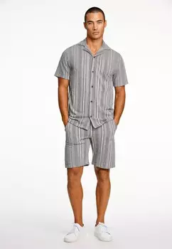 Рубашка RESORT COLLAR Lindbergh, темно-серый