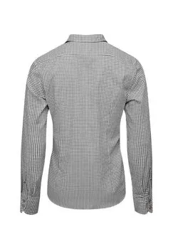 Рубашка Ret-Sfk van Laack, серая в крапинку