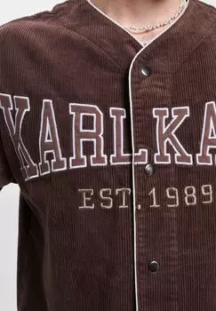Рубашка Retro Baseball Karl Kani, коричневая
