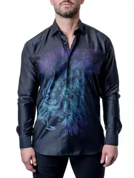 Рубашка «Рев гордости Фибоначчи» Maceoo, черный