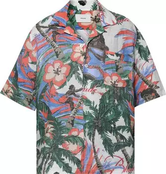 Рубашка Rhude Le Fleur Linen 'Multicolor', разноцветный