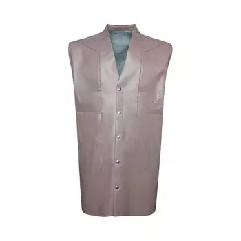 Рубашка Rick Owens Strobe Jumbo Cut Out Outershirt, розовый
