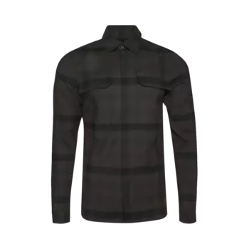 Рубашка Rick Owens Work 'Dark Dust Plaid', коричневый