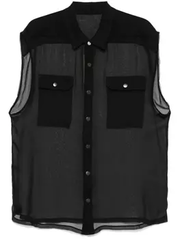 Рубашка Рика Оуэнса Jumbo Rick Owens, черный