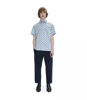 рубашка Riley с короткими рукавами APC, цвет Pale Blue