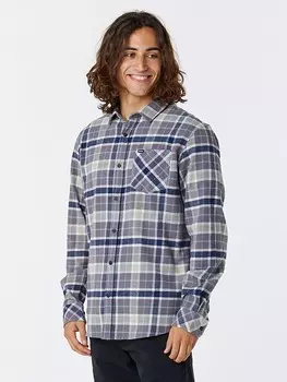 Рубашка Rip Curl Checked In, цвет lila/dunkelblau/anthrazit