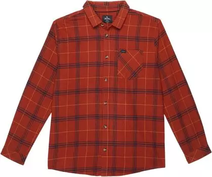 Рубашка Rip Curl Checked In Flannel Shirt, красный