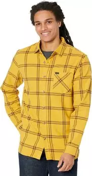 Рубашка Rip Curl Checked Out Long Sleeve Flannel, цвет Mustard
