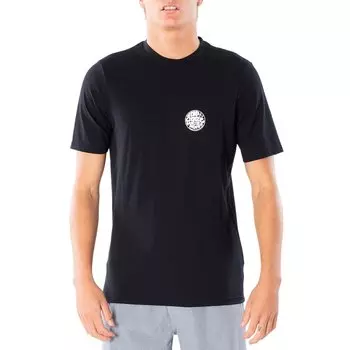 Рубашка Rip Curl Wettie Logo Short Sleeve UV, черный