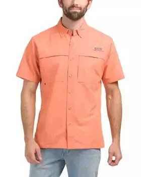 Рубашка Ripstop Guide с короткими рукавами Eddie Bauer, цвет Dusty Coral
