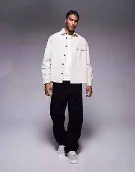 Рубашка River Island Tech в светло-зеленом цвете