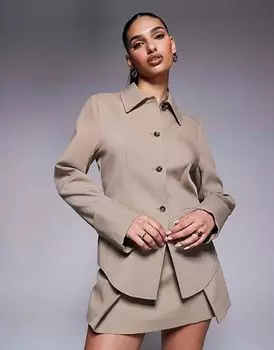 Рубашка River Island в бежевом цвете
