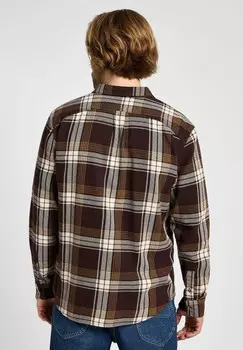 Рубашка RIVETED Lee, коричневый