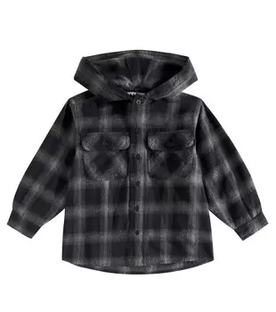 Рубашка Rizz в клетку из хлопка Molo, синий