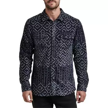 Рубашка Roark Diablo Polar, цвет Dark Navy Sashiko