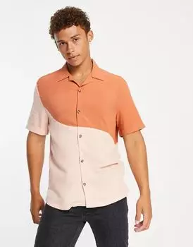 Рубашка Roas с цветными блоками River Island