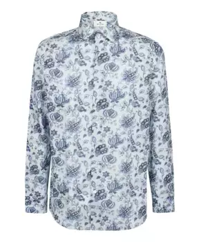 Рубашка рома с длинными рукавами Etro, синий