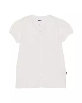 Рубашка Rosabella для девочки в цвете «морская ракушка» Molo, цвет sea shell