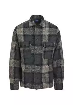 Рубашка roxbury boucle рубашка с длинным рукавом Jack & Jones, серый