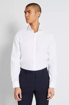 Рубашка Royal Oxford облегающего кроя с нескользящей посадкой MOSS, белый