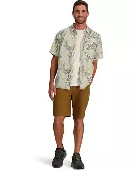 Рубашка Royal Robbins Comino Leaf, цвет Sandstone Bonsall Print