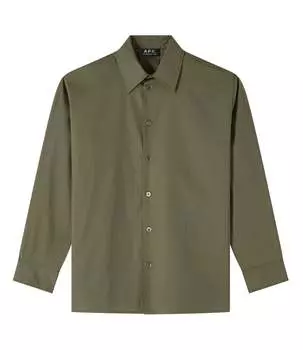 Рубашка Рози A.P.C., зеленый